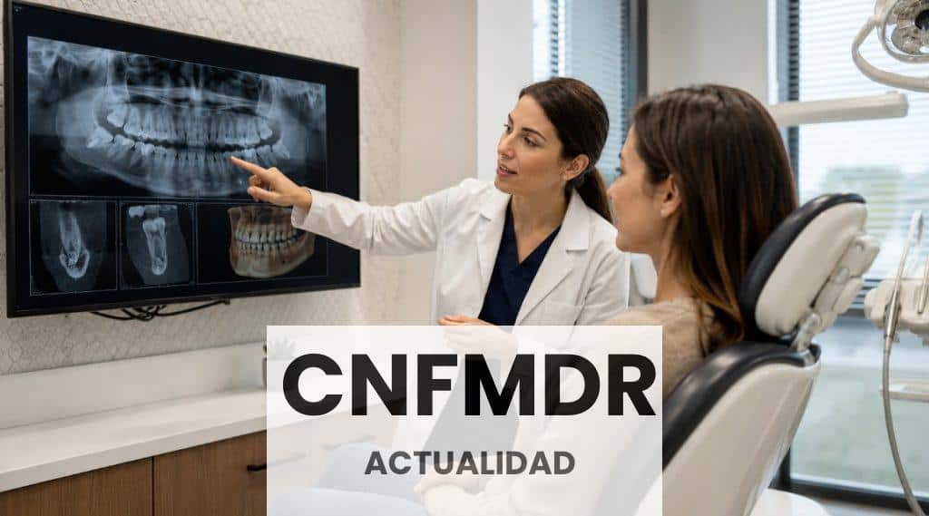 Dentista explicando un diagnóstico dental a un paciente